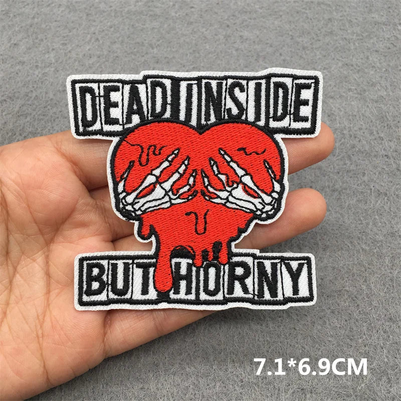 Patch - Horror - Skeleton - Sarcastic - True Crime - DIY Iron On Patches