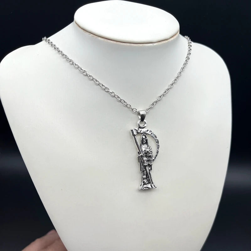 Jewelry - Horror - Gothic - Skeleton Grim Reaper Necklace