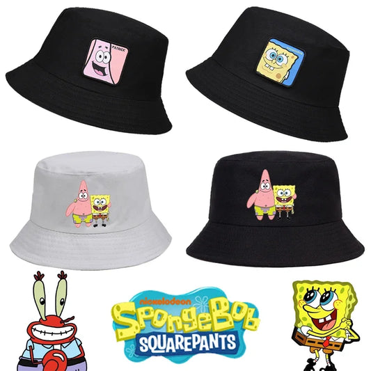 Hat - SpongeBob Patrick Cotton Summer Foldable Bucket Hat