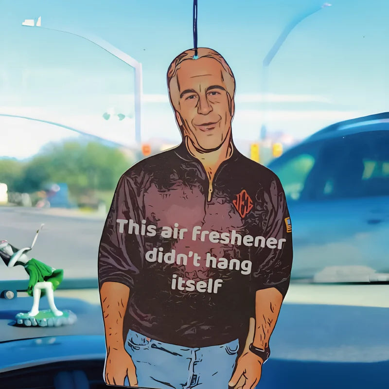 Air Freshener - True Crime - Dark Humor - Jeffrey Epstein Car Air Freshener
