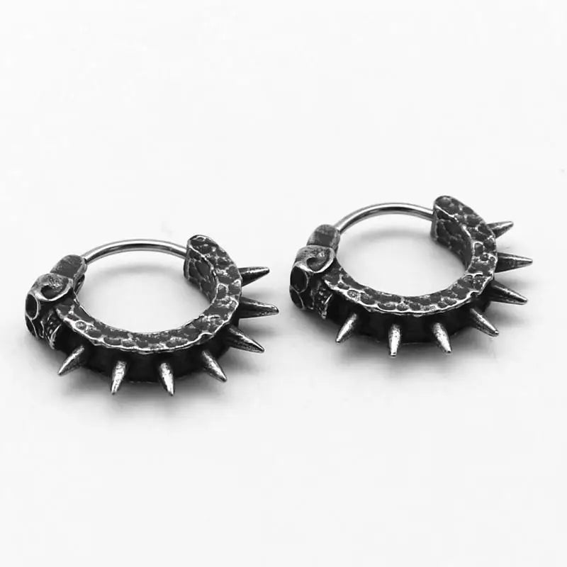 Jewelry - Gothic - Vintage Punk Black Skull Earrings