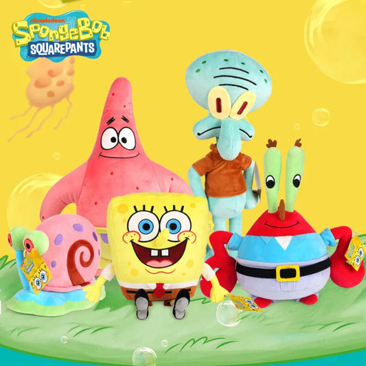 Plushie - Funny - Spongebob - Patrick Star - Eugene H. Krabs - Gary the Snail