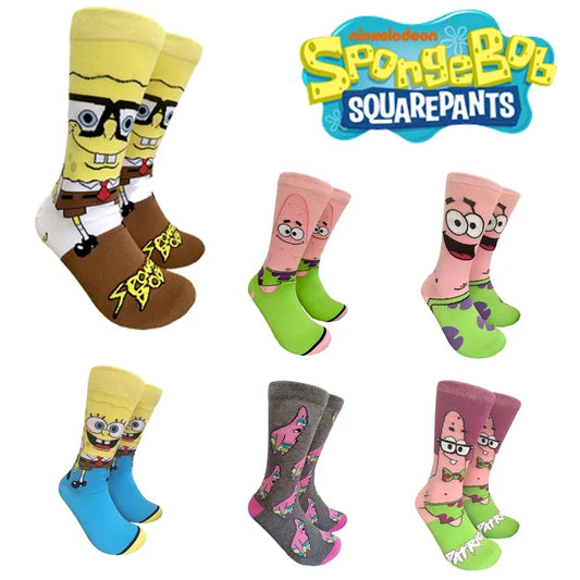 Socks - Adult - SpongeBob - Patrick - Funny Socks