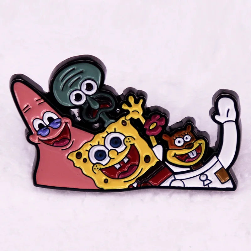 Enamel Pins - Funny - Sarcastic - Classis SpongeBob Pins