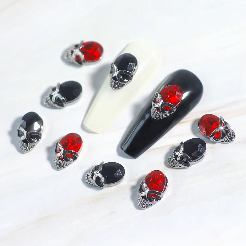 Sticker - Gothic - Skull - Nail Charms - Decals