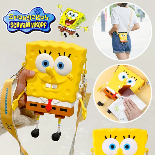 Handbag - SpongeBob - Soft Silicone - Purse - Phone Holder