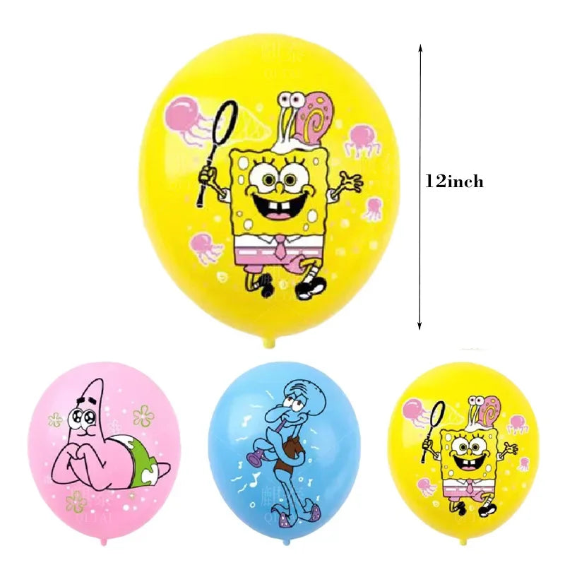 Party Decorations - SpongeBob - Patrick Star - Balloons