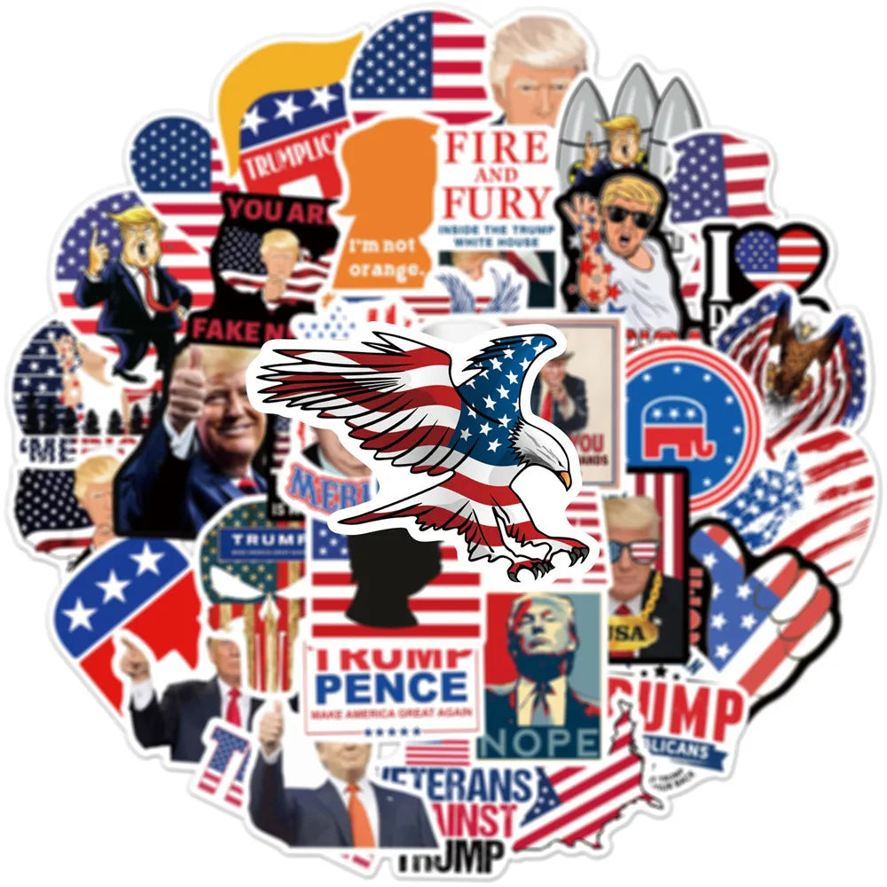 Pro-Trump - 50pcs Trump Sticker Pack