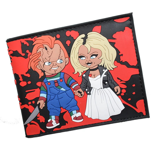 Wallet - Horror - With Coin Pocket ID Card Holder - Chucky - Scream - Child's Play - It - Pennywise