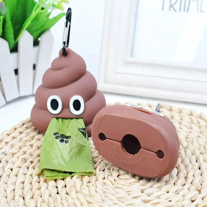 Potty Humor - Creative - Poop Emoji - Dog Poop Bag Dispensers