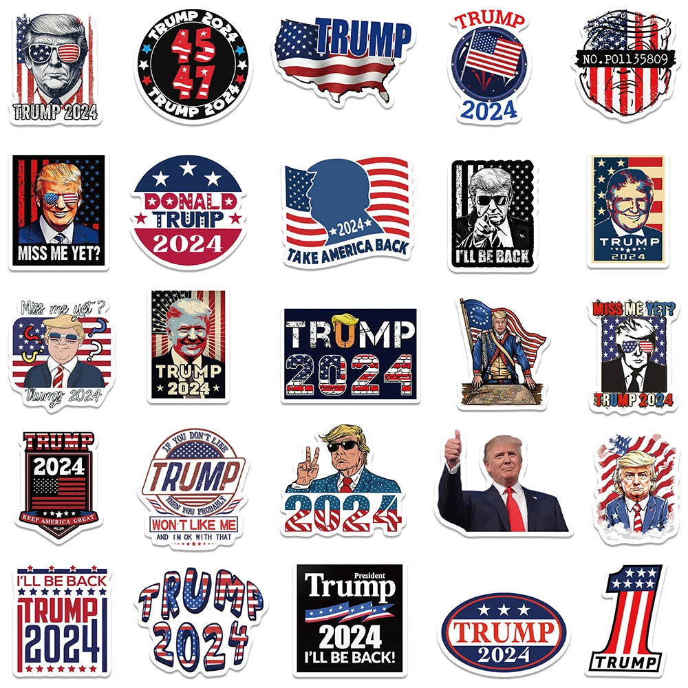Pro-Trump - American Trump Sticker Pack