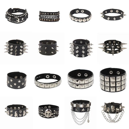 Jewelry - Gothic - Horror - PU Leather Bracelets