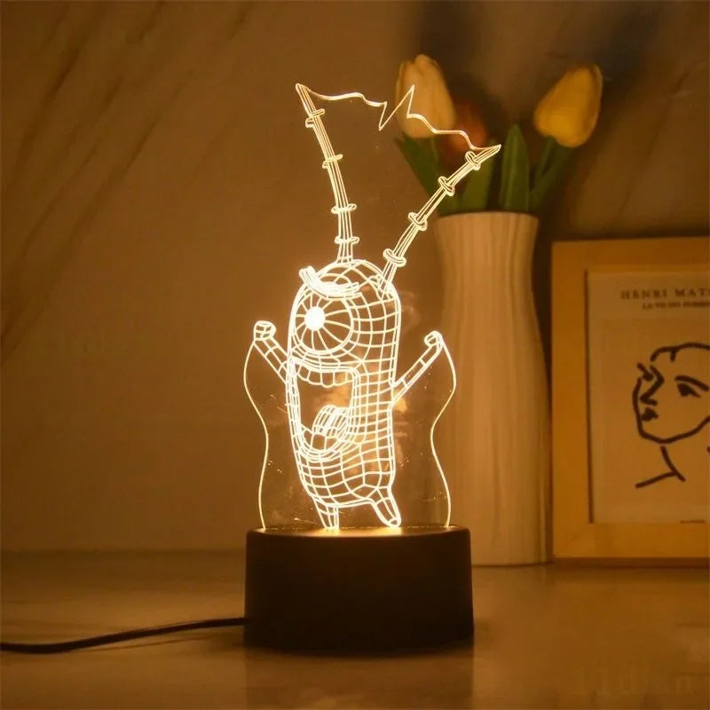 Lamp - Figurine - SpongeBob Night Light 3D