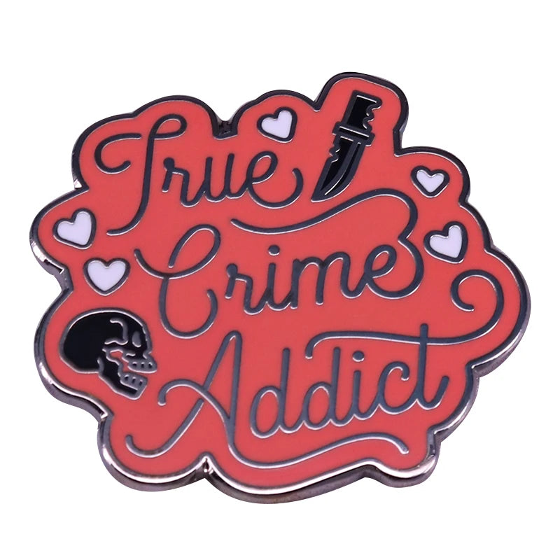 Enamel Pin - True Crime - Forensic - Murder Pins