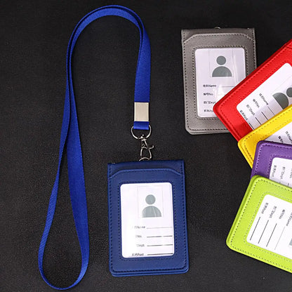 Scene Supplies - Foldable Card Holder Badge ID Holder with Lanyard