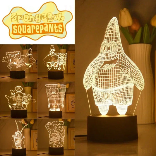 Lamp - Figurine - SpongeBob Night Light 3D