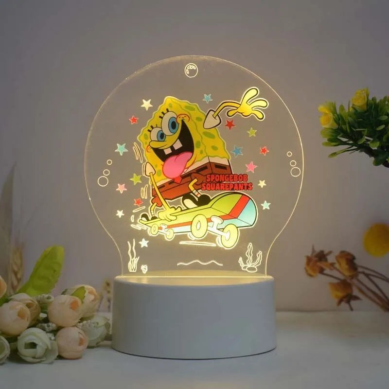 Lamp - Nightlight - SpongeBob SquarePants - Patrick Star 3D Light