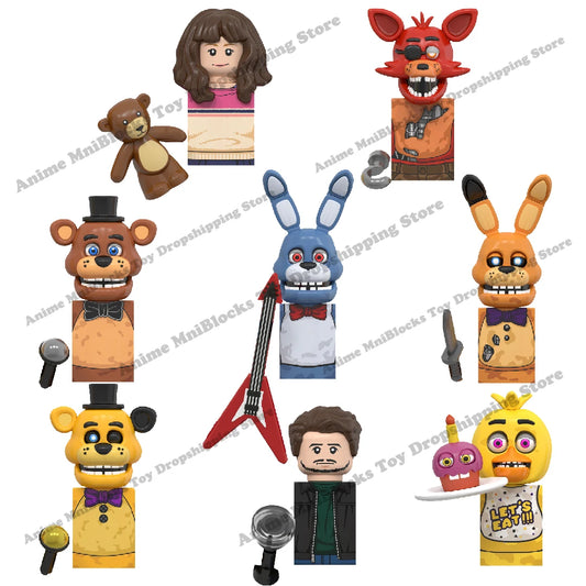 Collectible Figurine - Horror - Chica - Bonnie - Foxy - Freddy Bear