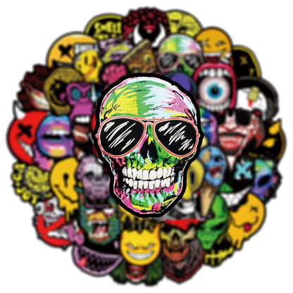 Sticker Pack - Horror - Skull - Sarcastic - Sticker Decals