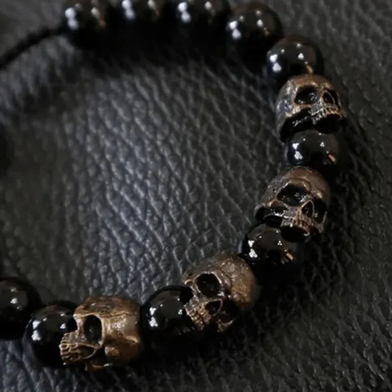 Jewelry - Horror - True Crime - Skull Bracelet