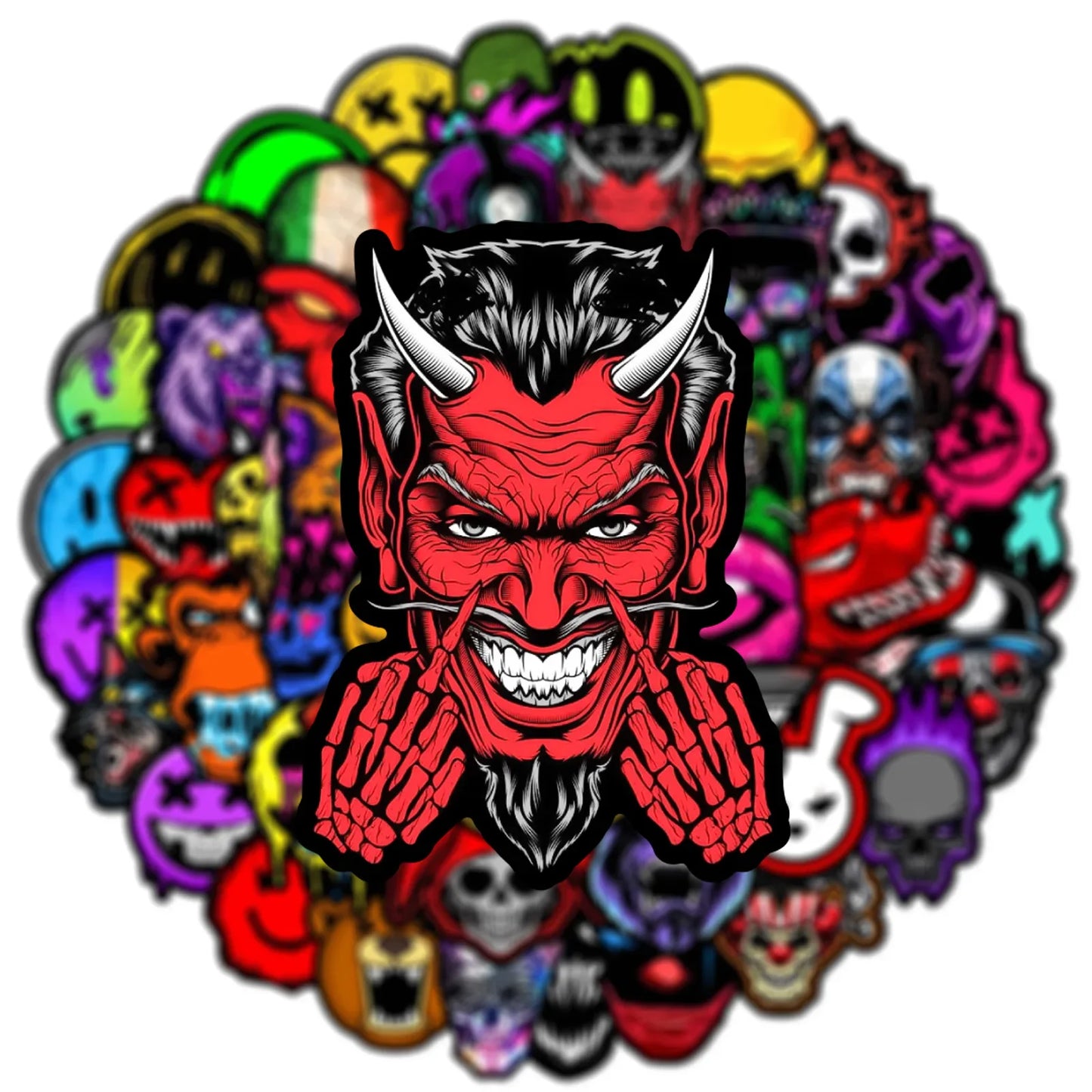Sticker - Horror - Sarcastic - Skull - Sticker Pack