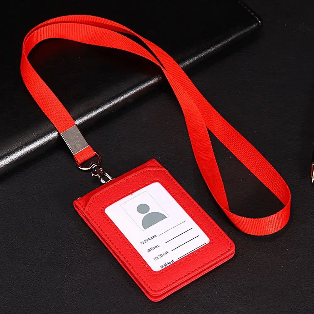 Scene Supplies - Foldable Card Holder Badge ID Holder with Lanyard