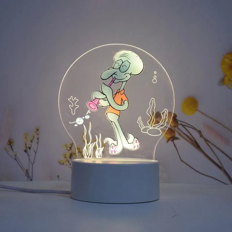 Lamp - Nightlight - SpongeBob SquarePants - Patrick Star 3D Light