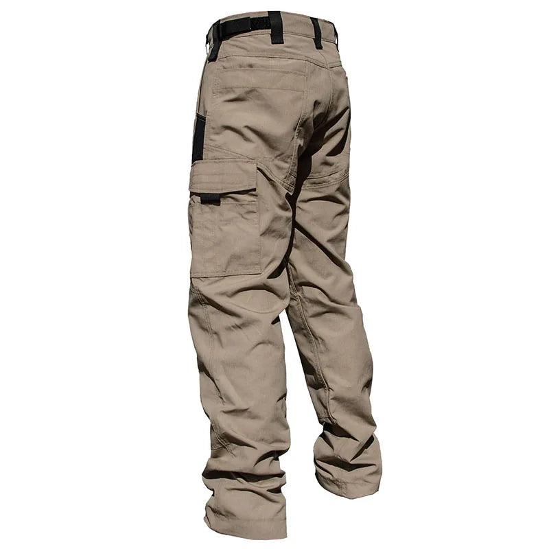 Scene Supplies - Wear Resistant Work Pant Multi-pocket Straight Cargo Pants for Men