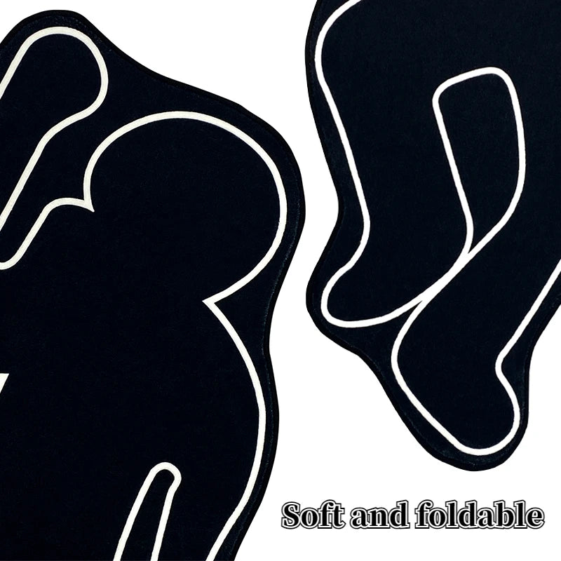 Rug - Forensic - True Crime - Chalk Outline Body Rug