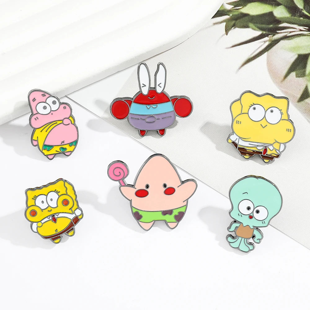 Enamel Pin - Cute - SpongeBob and Friends Pins