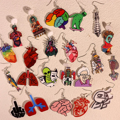 Jewelry - Horror - Medical - Sarcastic - Funny - Earrings