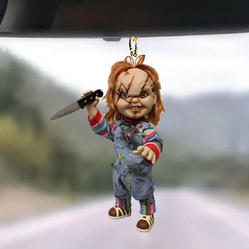 Vehicle Accessories - Christmas Ornament - Horror - Chucky / Child's Play Ornament for Rearview Mirror