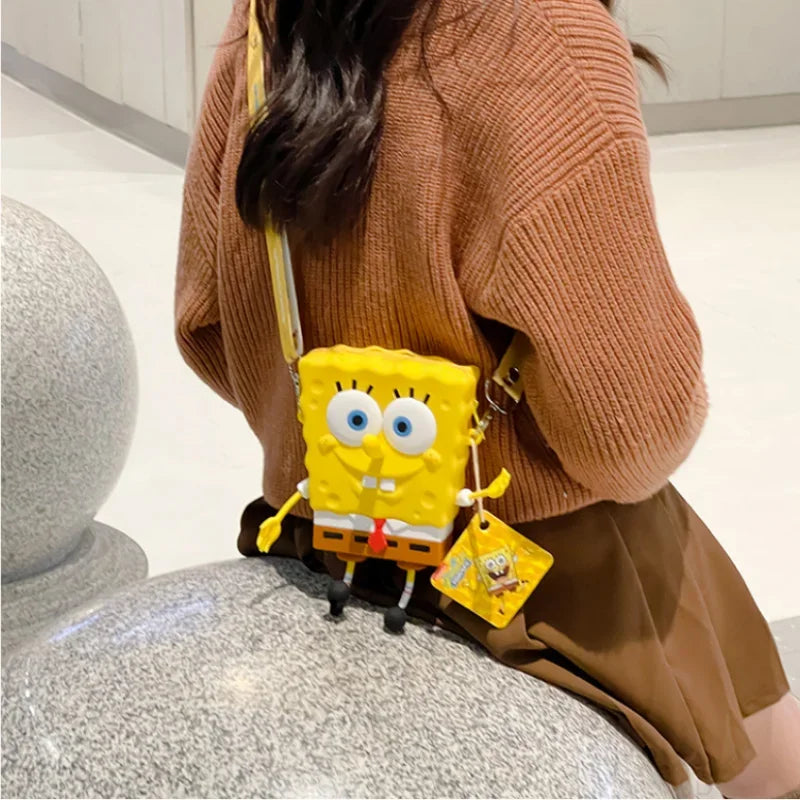 Handbag - SpongeBob - Soft Silicone - Purse - Phone Holder