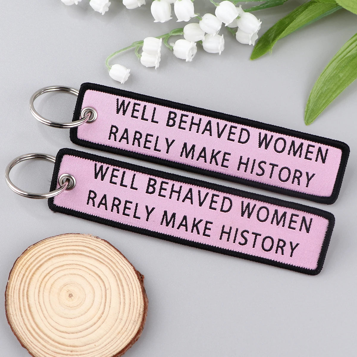 Keychain - Funny - Sarcastic - Embroidered Keychains