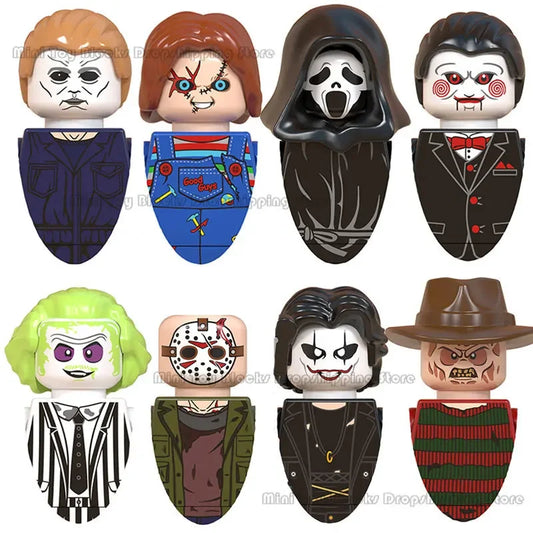 Collectible Figurine - Horror - Jason - Child's Play - Scream - Friday the 13th - Bricks