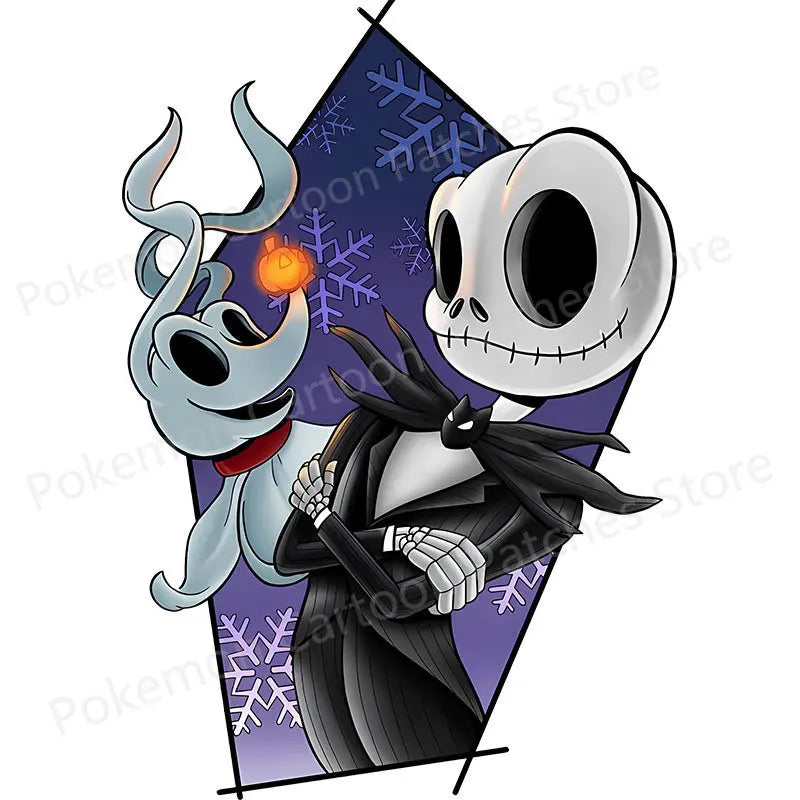 Stickers - Patches - Heat-Transfer Stickers - Disney - Tim Burton - The Nightmare Before Christmas
