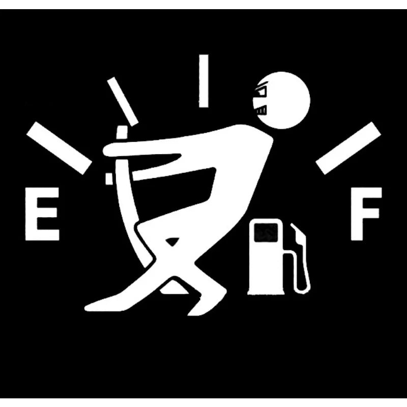 Vehicle Accessories - Sarcastic - Funny Sticker - Fuel Tank Sticker Decal
